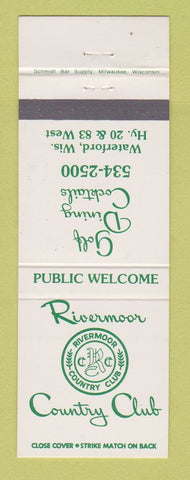 Matchbook Cover - Rivermoor Country Club Waterford WI