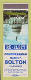 Matchbook Cover - Frances Bolton Congress Election Mayfield Village OH