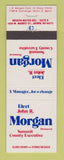 Matchbook Cover - John R Morgan Summit County Executive Akron OH