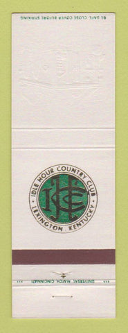 Matchbook Cover - Idle Hour Country Club Lexington KY