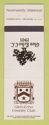 Matchbook Cover - Glen Echo Country Club Normandy MO