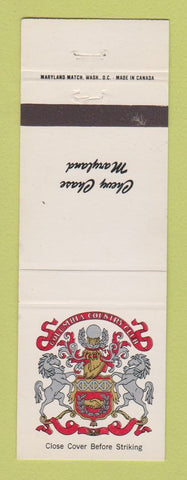 Matchbook Cover - Columbia Country Club Chevy Chase MD WEAR
