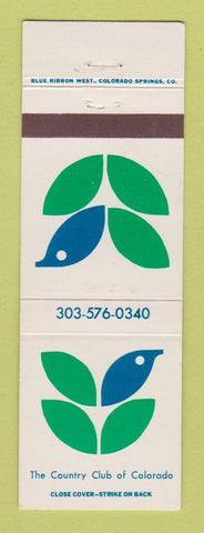 Matchbook Cover - Country Club of Colorado Springs?