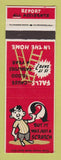 Matchbook Cover - Report Accidents Safety falls SAMPLE