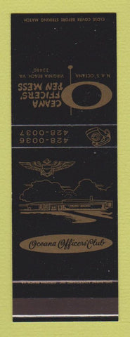 Matchbook Cover - Oceana Officers' Mess Virginia Beach VA SAMPLE