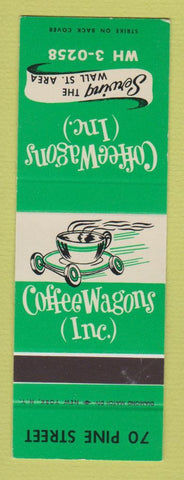 Matchbook Cover - Coffee Wagons New York City SAMPLE