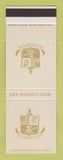 Matchbook Cover - Des Moines Club IA SAMPLE