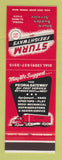 Matchbook Cover - Sturm Freightways Trucking Peoria IL SAMPLE