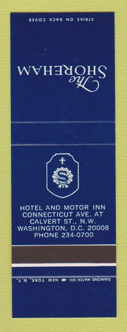 Matchbook Cover - Shoreham Hotel Washington DC SAMPLE