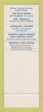 Matchbook Cover - Shoreham Hotel Washington DC SAMPLE