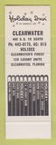 Matchbook Cover - Holiday Inn Clearwater FL SAMPLE