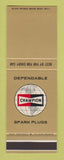 Matchbook Cover - Champion Spark Plugs SAMPLE