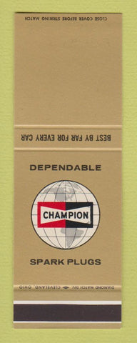 Matchbook Cover - Champion Spark Plugs SAMPLE