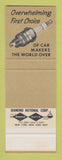 Matchbook Cover - Champion Spark Plugs SAMPLE