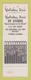 Matchbook Cover - Holiday Inn Starke FL SAMPLE