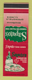 Matchbook Cover - Saputo's Italian Restaurant Springfield IL SAMPLE