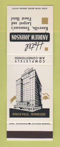 Matchbook Cover - Hotel Andrew Johnson Knoxville TN SAMPLE