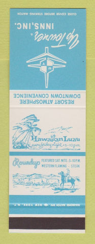 Matchbook Cover - Up Towner Inns  SAMPLE