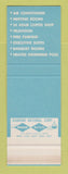 Matchbook Cover - Up Towner Inns  SAMPLE