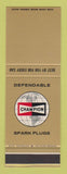 Matchbook Cover - Champion Spark Plugs SAMPLE