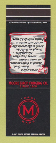 Matchbook Cover - Moore Drop Forging  SAMPLE