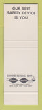 Matchbook Cover - Moore Drop Forging  SAMPLE
