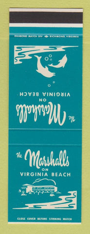 Matchbook Cover - Marshalls on Virginia Beach VA SAMPLE
