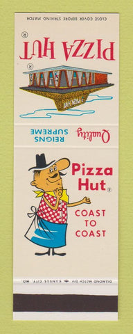 Matchbook Cover - Pizza Hut Restaurants CHAIN SAMPLE