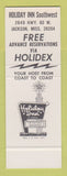 Matchbook Cover - Holiday Inn Red Fox Cocktails Jackson MS SAMPLE