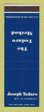 Matchbook Cover - Joseph Todaro Barbering New York City SAMPLE