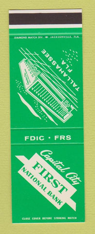 Matchbook Cover - First National Bank Tallahassee FL SAMPLE