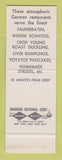 Matchbook Cover - Golden OX Restaurant Chicago IL SAMPLE