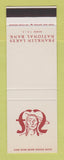 Matchbook Cover - Franklin Lakes National Bank NJ SAMPLE