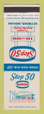Matchbook Cover - Boron oil gas Stop 50 Seymour IN SAMPLE