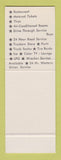 Matchbook Cover - Boron oil gas Stop 50 Seymour IN SAMPLE