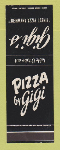 Matchbook Cover - Gigi's Pizza Atlanta GA Sandy Springs Athens SAMPLE