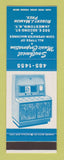 Matchbook Cover - Southwest Music Corp Juke Box Jamestown NY vending SAMPLE