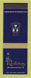 Matchbook Cover - Radisson Hotel Minneapolis MN SAMPLE