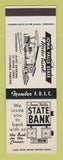 Matchbook Cover - Iowa Falls State Bank IA SAMPLE