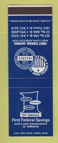Matchbook Cover - First Federal Savings Loan Omaha NE SAMPLE
