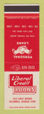 Matchbook Cover - Liberal Credit Loans Columbus GA SAMPLE