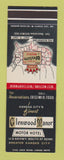 Matchbook Cover - Glenwood Manor Motor Hotel Overland Park KS SAMPLE