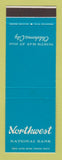 Matchbook Cover - Northwest National Bank Oklahoma City OK SAMPLE