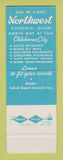 Matchbook Cover - Northwest National Bank Oklahoma City OK SAMPLE