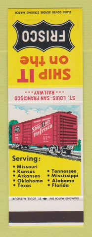 Matchbook Cover - Frisco Railroad SAMPLE