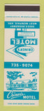 Matchbook Cover - Criner's Motel West Memphis AR SAMPLE