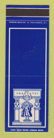 Matchbook Cover - Graduates Club SAMPLE
