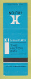 Matchbook Cover - Hilton Hotel Atlanta GA SAMPLE