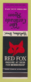 Matchbook Cover - Holiday Inn Red Fox Coronado Room Houston TX SAMPLE