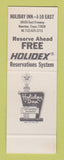 Matchbook Cover - Holiday Inn Red Fox Coronado Room Houston TX SAMPLE